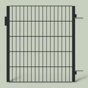 Ultraleichtes Stabgittertor 1-flügelig (8/6/8mm)